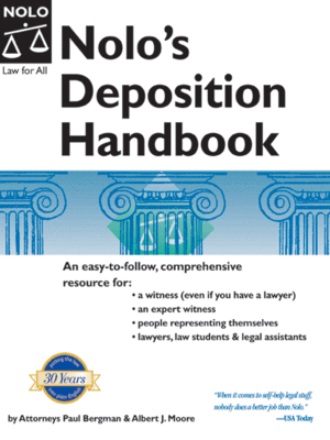 cover image of Nolo's Deposition Handbook